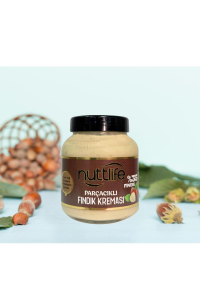 Nuttlife Parçacıklı Fındık Kreması 330 gr x 3 adet