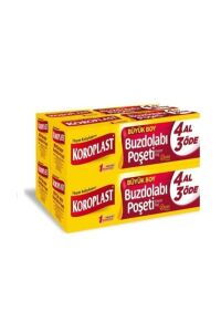 Buzdolabı Poşeti Büyük Boy 4 Al 3 Öde 20'lu