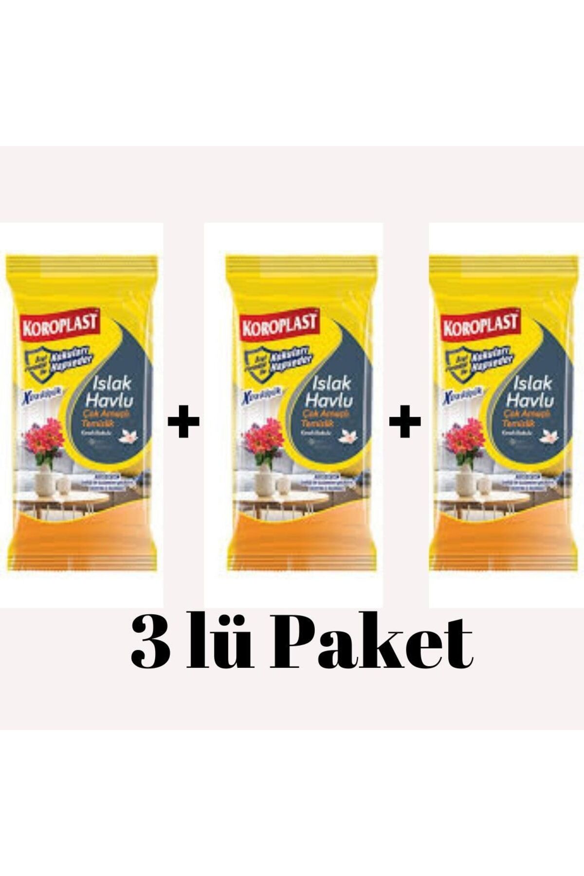 Islak Havlu Çok Amaçlı Ferah Kokulu 30lu X 3 Paket (20*30 Cm)