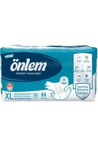 Önlem Hasta Bezi Bel Bantlı Tekstil Yüzey Xl Ekstra Büyük 120 Adet