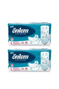 Önlem Yetişkin Hasta Bezi Büyük Boy ( Large ) 30 Adet x 2 Adet
