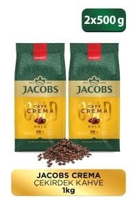 Jacobs Cafe Crema Gold Çekirdek Kahve 500 gr x 2 Adet