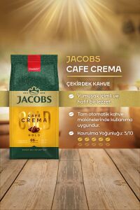 Jacobs Cafe Crema Gold Çekirdek Kahve 500 gr x 4 Adet