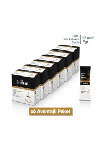 Shazel Sütlü Türk Kahvesi Sade x 6 Adet