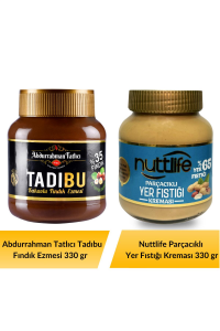 Abdurrahman Tatlıcı Tadıbu 330 gr+ Nuttlife Parçacıklı Yer Fıstığı Kreması 330 gr