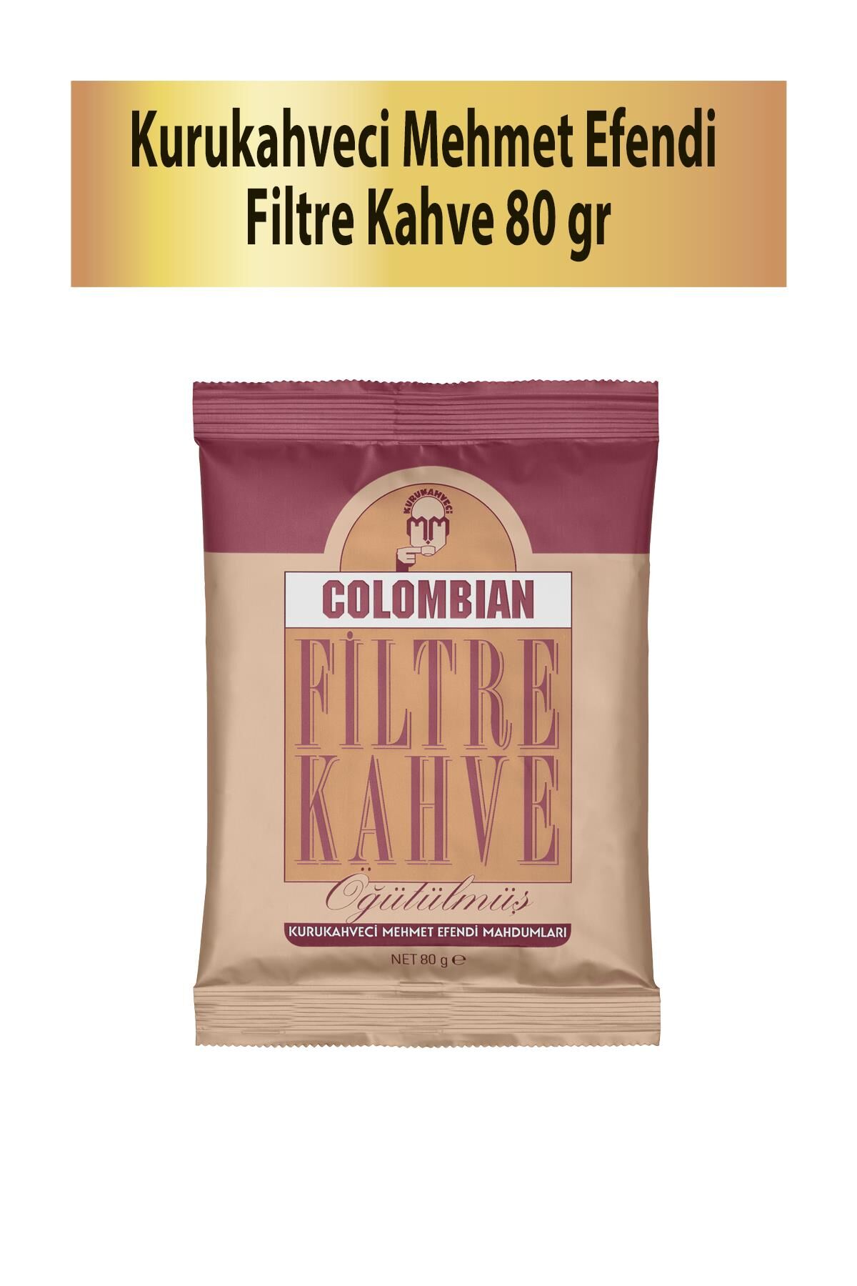 Mehmet Efendi Colombian Filtre Kahve 80 gr