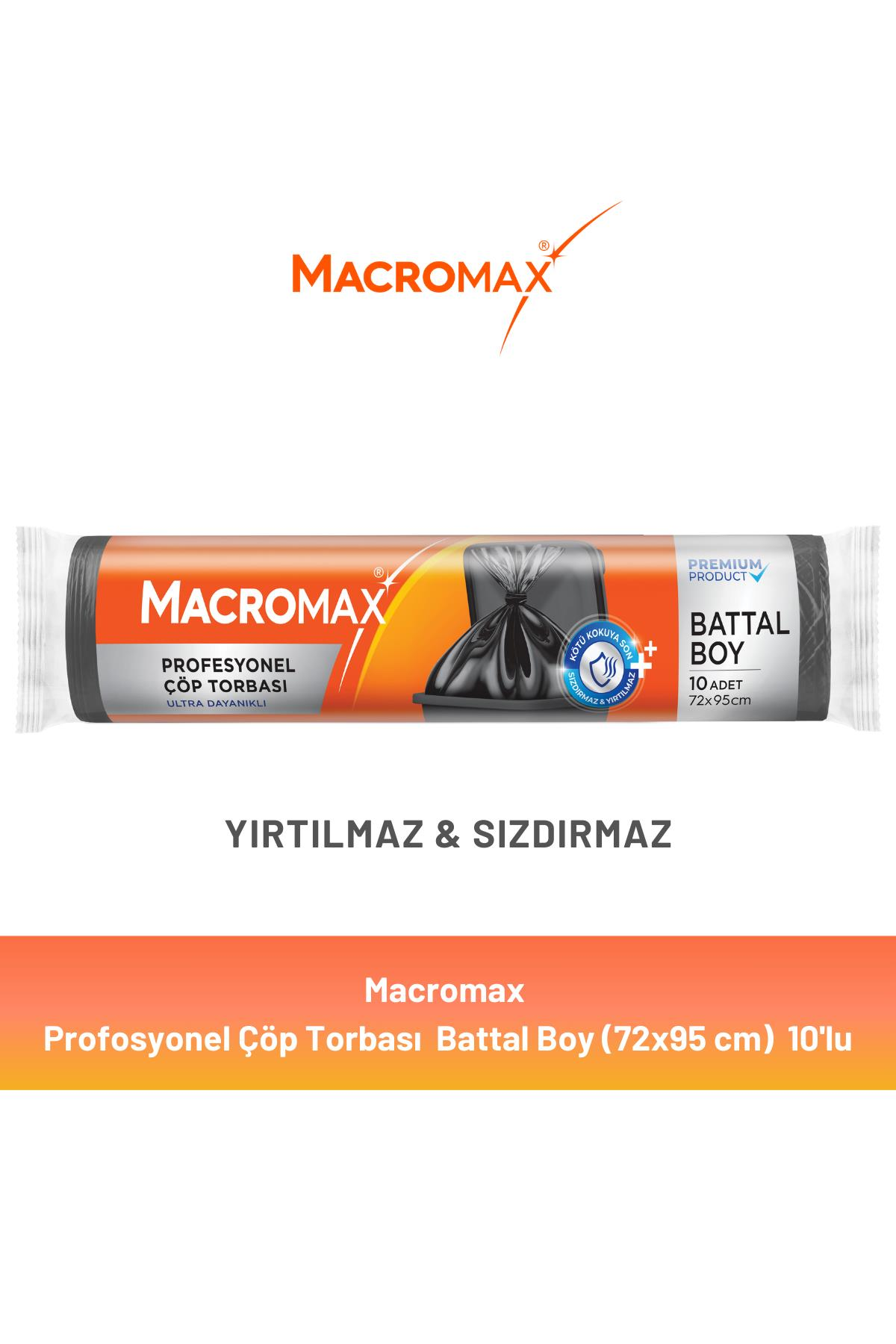 Macromax Profesyonel Çöp Torbası Battal Boy