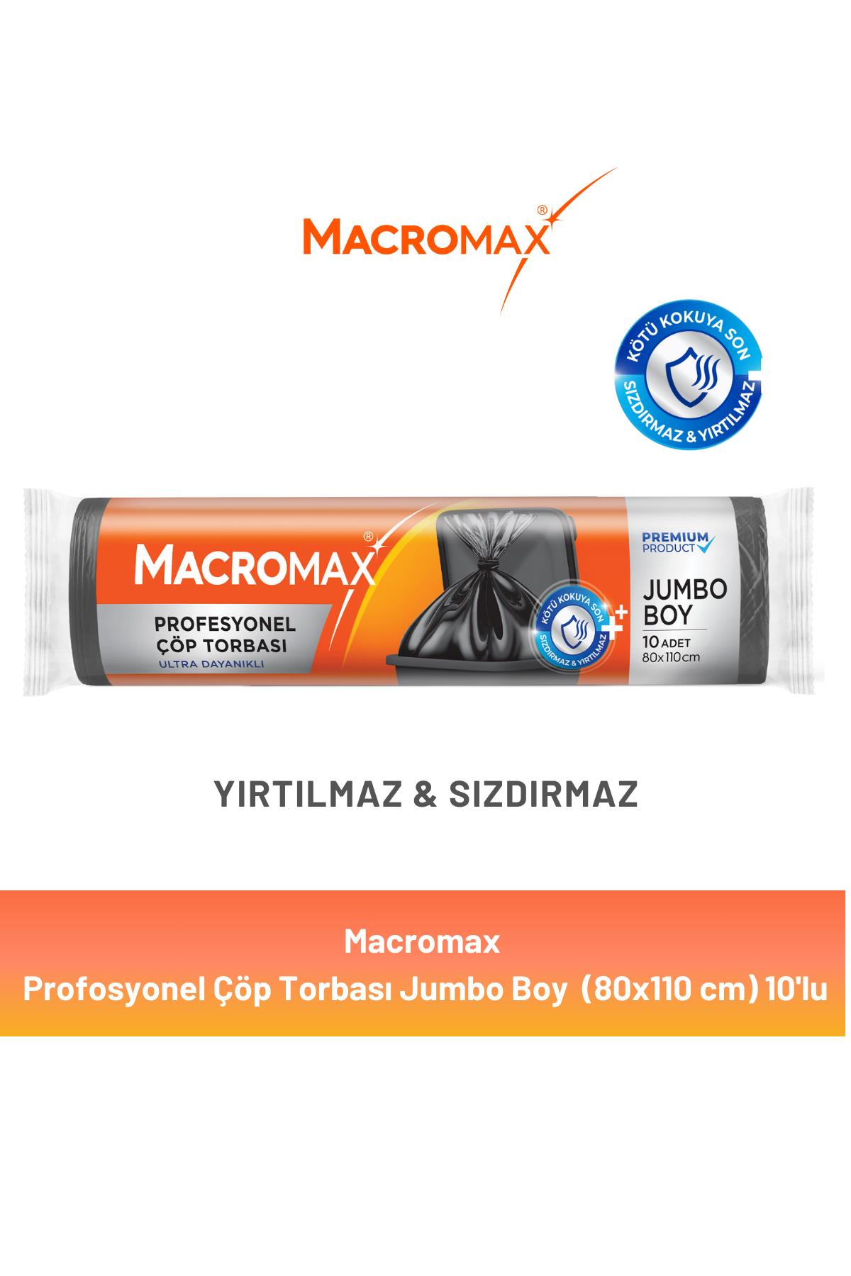 Macromax Profesyonel Çöp Torbası Jumbo Boy