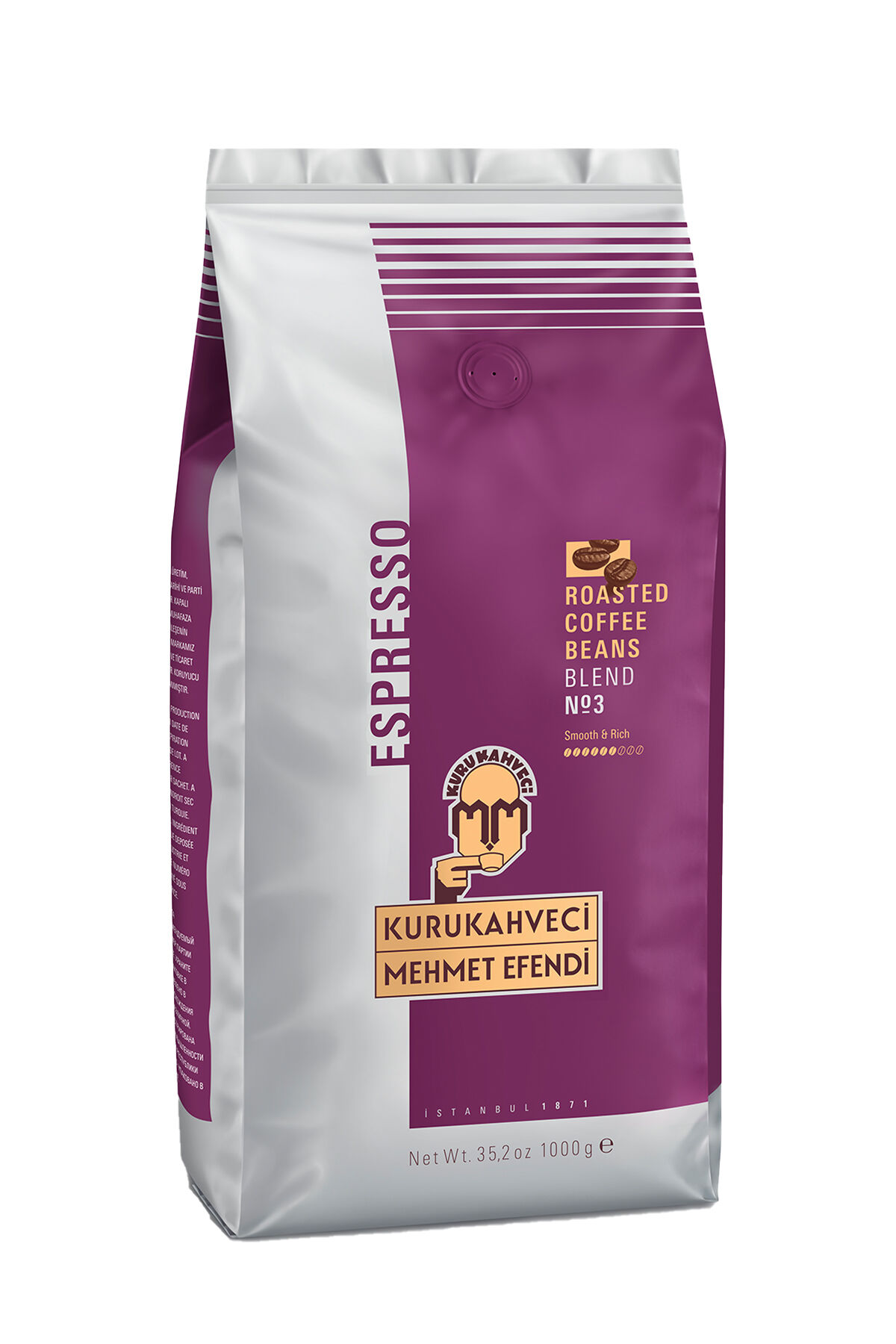 Mehmet Efendi No 3 Çekirdek Kahve 1 KG