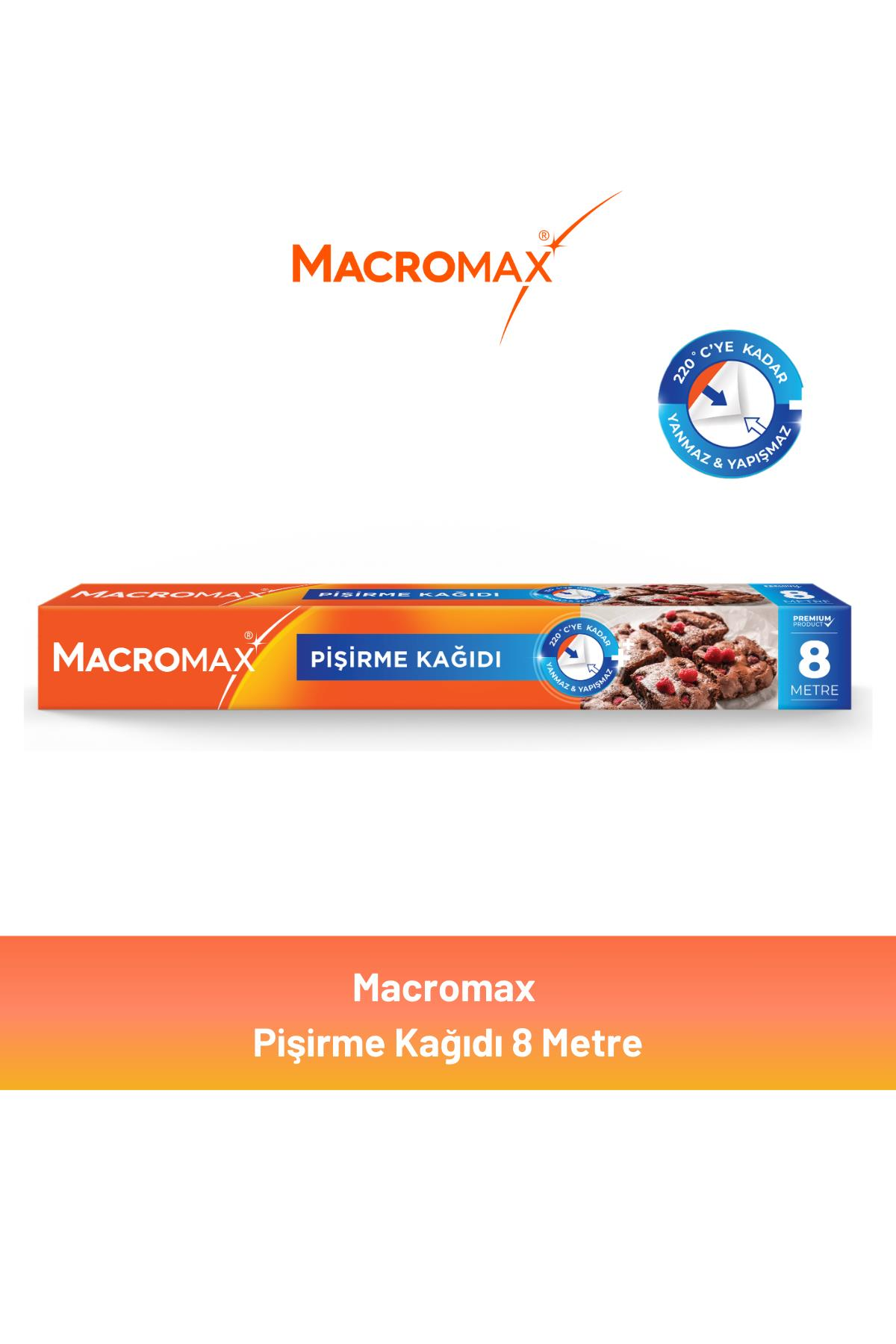 Macromax Pişirme Kağıdı 8 Metre