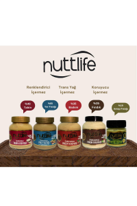 Nuttlife Parçacıklı Badem Kreması 330 gr+Parçacıklı Yer Fıstığı Kreması 330 gr