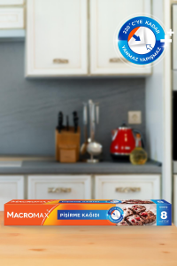 Macromax Pişirme Kağıdı 8 Metre x 3 Adet