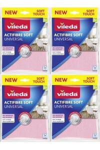 Vileda 2'li Actifibre Soft Universal Mikrofiber Bez 4 Adet