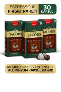 Jacobs Espresso 10 Intenso Kapsül Kahve 30 Kapsül