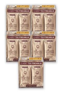 Mehmet Efendi Tek Fincalık Türk Kahvesi 6 gr x 12 Adet x 5 Paket