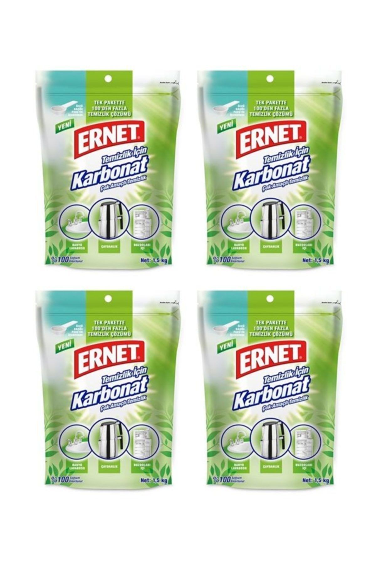 Temizlik Için Karbonat 1,5kg 4'lü