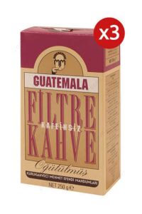 Mehmet Efendi Guatemala Kafeinsiz Kahve 250 gr x 3 Adet