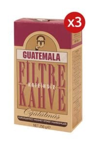 Mehmet Efendi Guatemala Kafeinsiz Kahve 250 gr x 3 Adet