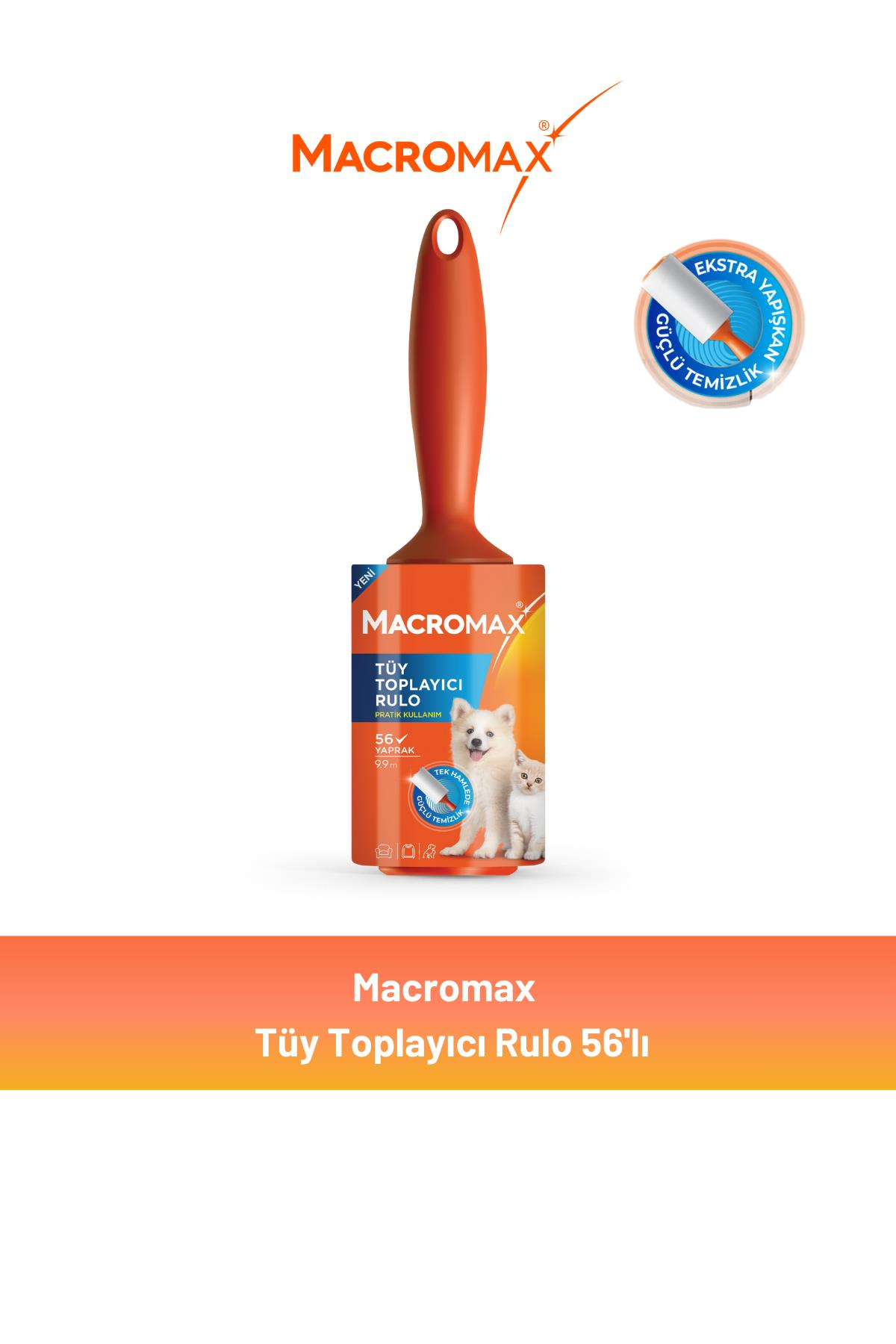 Macromax Tüy Toplayıcı Rulo 56'lı