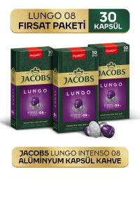Jacobs Lungo Intenso 8 Kapsul Kahve 30 Kapsül