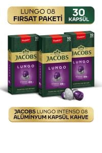 Jacobs Lungo Intenso 8 Kapsul Kahve 30 Kapsül