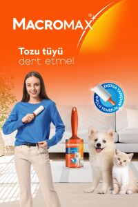 Macromax Tüy Toplayıcı Yedek Rulo 2'li x 2 Adet