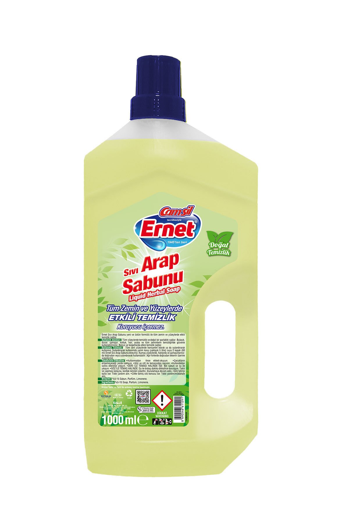 Ernet Arap Sabunu Sıvı 1 Litre