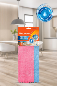 Macromax Ultra Emici Mikrofiber Temizlik Bezi 2'li