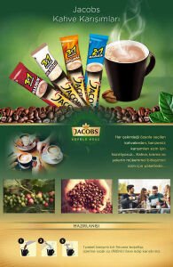 Jacobs 3ü1 Arada Hazır Kahve 40lı Paket x 5li SET
