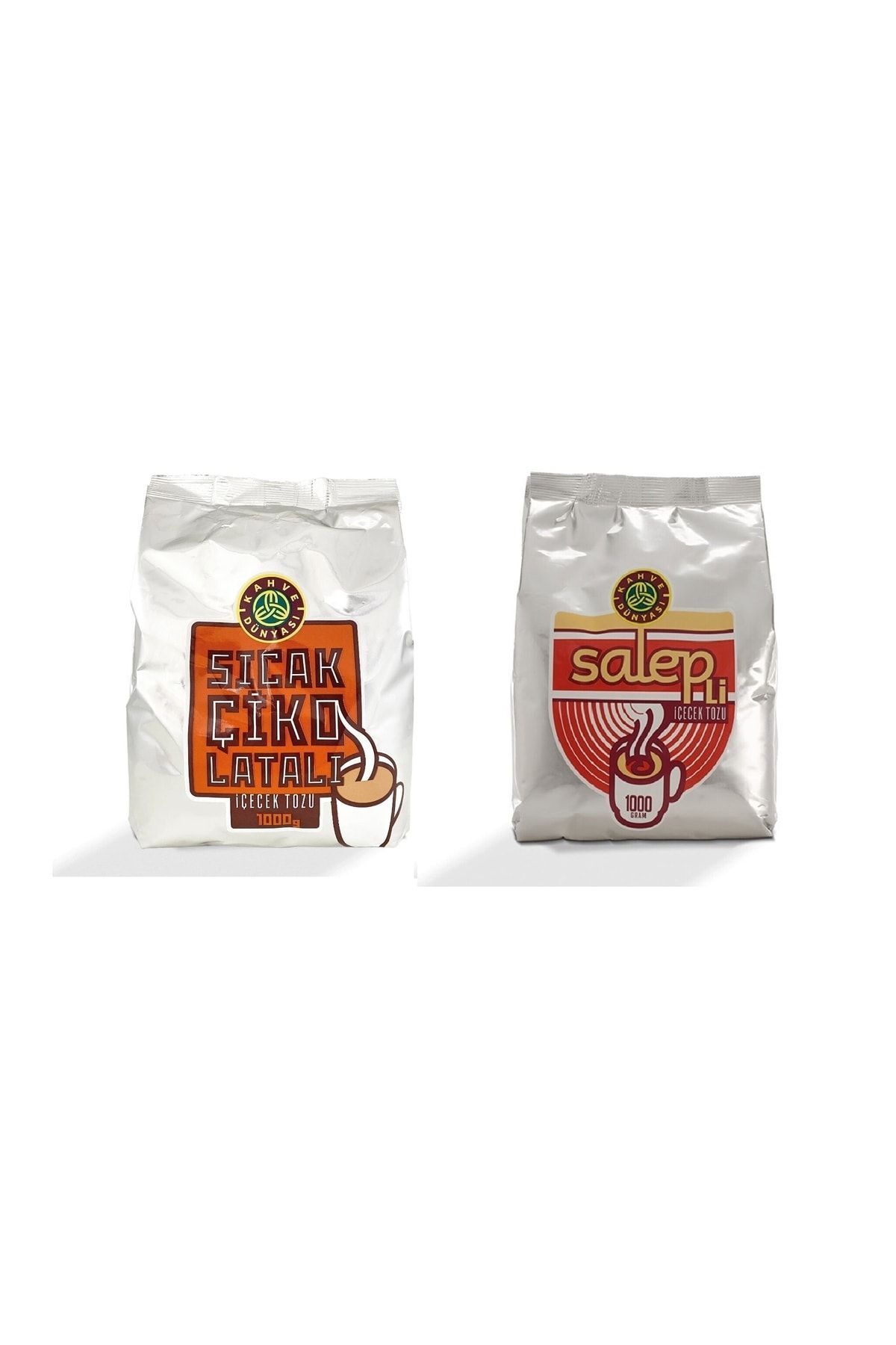 Kahve Dünyası Salep 1000 gr ve Sıcak Çikolata 1000 gr