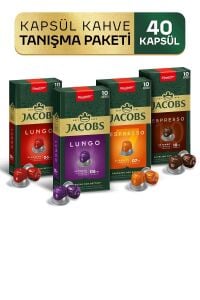 Jacobs Kapsül Kahve Tanışma Paketi 40 Kapsül