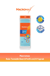 Macromax Rulo Temizlik Bezi (27x25 cm) 9 Yaprak