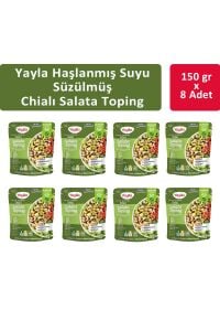 Yayla Haşlanmış Suyu Süzülmüş Chialı Salata 150 gr x 8 Adet
