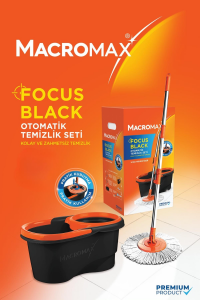 Macromax Focus Black Edıtıon Otomatik Temizlik Set
