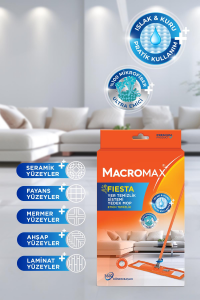 Macromax Fıesta Yer Temizlik Sistemi Mop Yedek