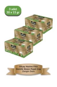 Ofçay Hazine Zengindem Demlik Poşet Çay 30 x 15 gr x 3 PAKET