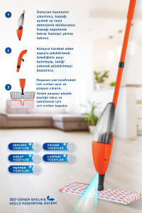 Macromax Fashıon Duble Sprey Mop
