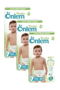 Önlem Botanika 7 Numara Bebek Bezi xxLarge 19+ Kg 50 li X 3 Adet