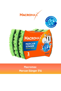 Macromax Mercan Sünger 3'lü