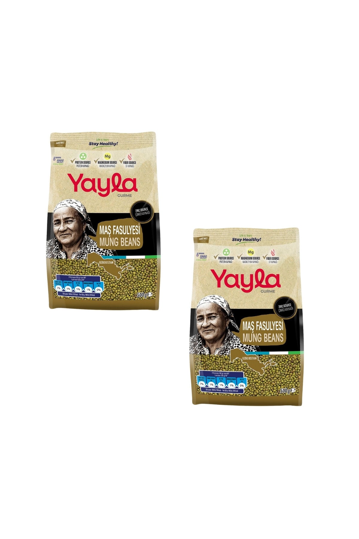 Yayla Gurme Maş Fasulyesi 500 gr x 2 adet