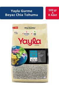 Yayla Beyaz Chia Tohumu 500 gr x 8 Adet