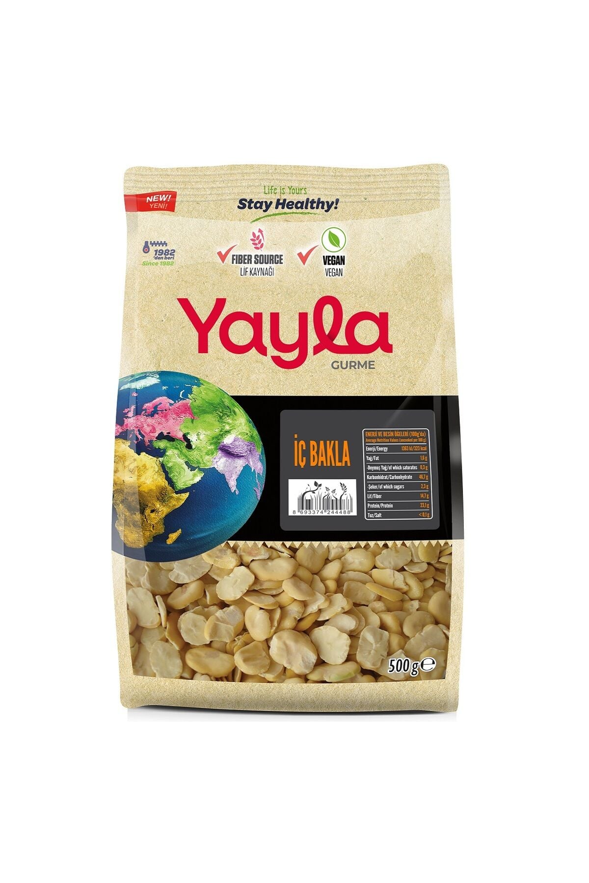 Yayla Gurme Iç Bakla 500 gr