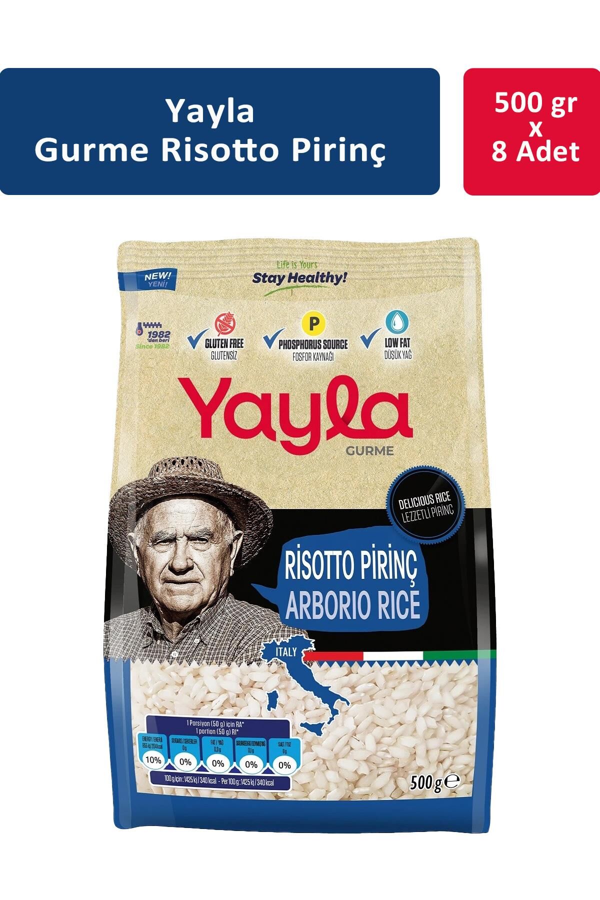 Yayla Risotto Pirinç 500 gr x 8 Adet