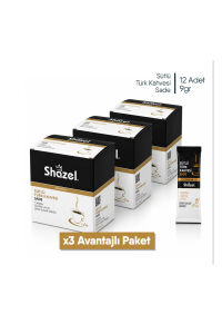 Shazel Sütlü Türk Kahvesi Sade x 3 Adet