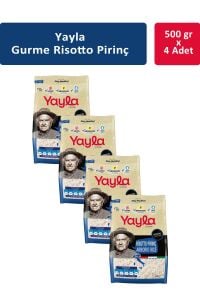 Yayla Gurme Risotto Pirinç 500 gr x 4 Adet