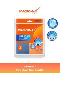 Macromax Mikrofiber Cam Bezi 2'li