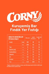 Fındıklı Yer Fıstıklı Doğal Lif Kaynağı Kuruyemiş Bar 20g x 12 Adet