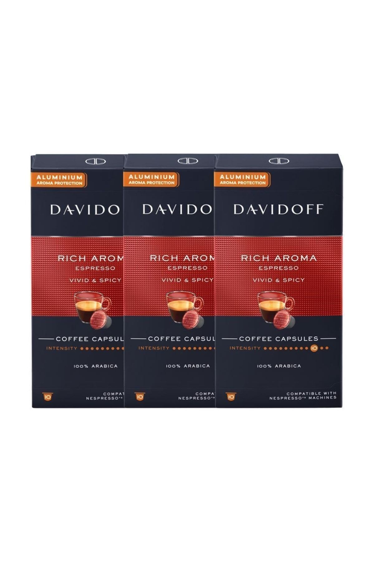 Davidoff Rich Aroma Espresso Vıvıd & Spıcy Kapsül Kahve x 3 Adet