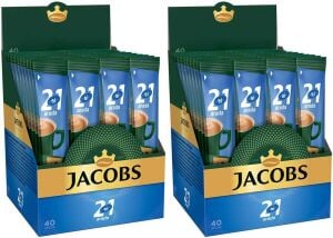 Jacobs 2si1 Arada Kahve 80 adet (40 x 2 Paket)