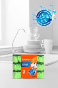 Macromax Mercan Sünger 3'lü x 3 Adet